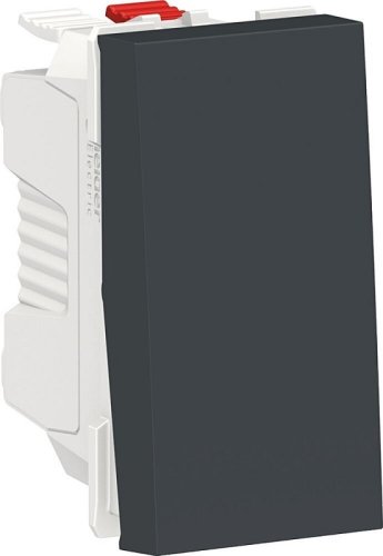 Переключатель без рамки Schneider Electric Unica Modular 1-кл. 1 мод. проходной антрацит картинка